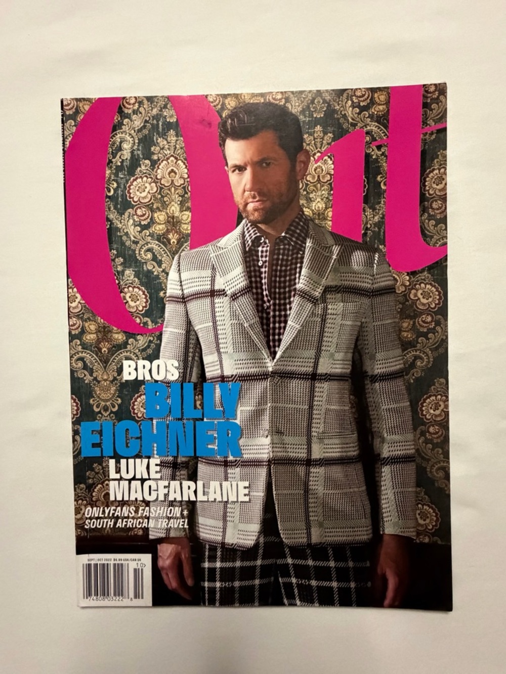 Out Billy Eichner “Bros Luke Macfarlane” Issue September/October 2022 Magazine
